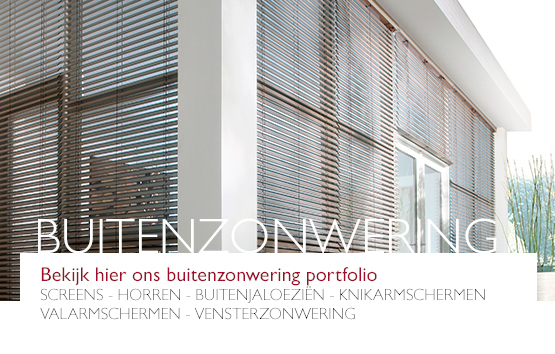 Buitenzonwering portfolio